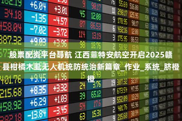 股票配资平台导航 江西菲特安航空开启2025赣县柑橘木虱无人机统防统治新篇章_作业_系统_脐橙